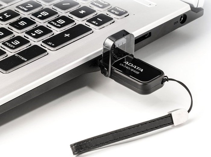 USB Flash A-Data UV240 64GB (черный)