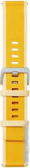 Ремешок Xiaomi Braided Nylon Strap для Xiaomi Watch S1 Active (желтый)