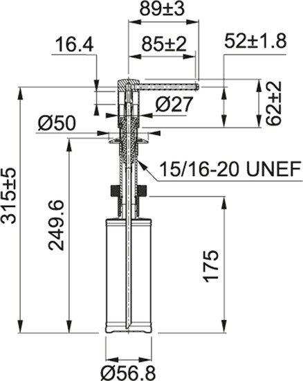 Дозатор Franke Comfort 119.0578.743 (оникс)