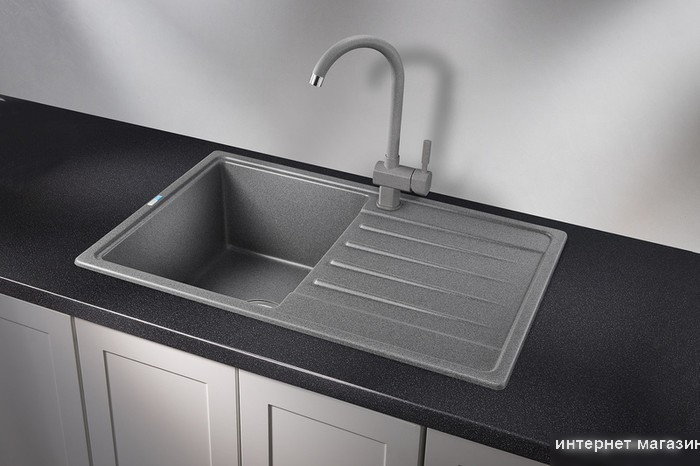 Кухонная мойка Granula ST-7602 (графит)