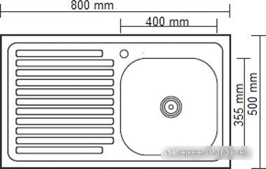 Кухонная мойка Ledeme L98050-R