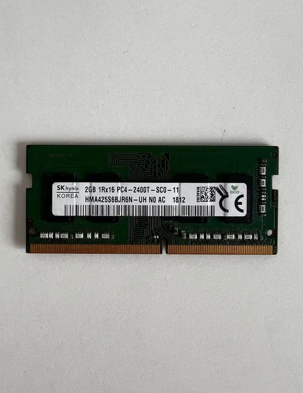 Оперативная память Hynix 2GB DDR4 SODIMM PC4-2400T HMA425S6BJR6N-UH (уценка)
