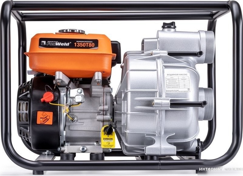 Мотопомпа FoxWeld 1350T80