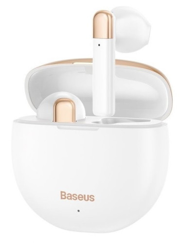 Наушники Baseus Encok W2 (белый/золотистый)