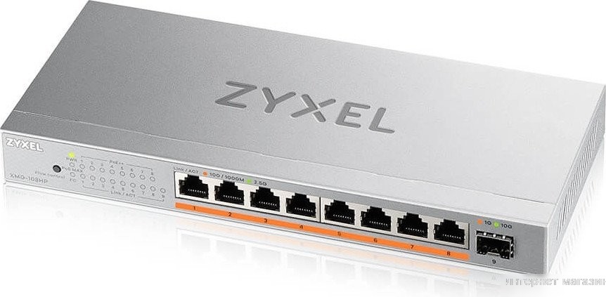 Неуправляемый коммутатор Zyxel XMG-108HP