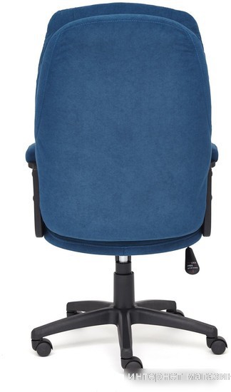 Офисное кресло TetChair Comfort LT флок (синий)