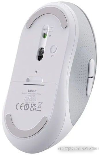 Мышь Baseus F02 Ergonomic Wireless Mouse (белый)