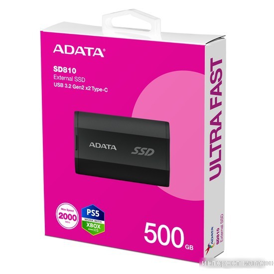 Внешний накопитель ADATA SD810 500GB SD810-500G-CBK