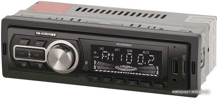USB-магнитола Soundmax SM-CCR3168B