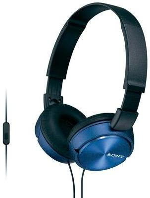 Наушники Sony MDR-ZX310AP (синий)