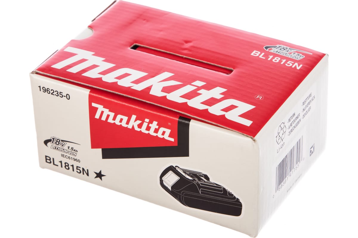 Аккумулятор Makita BL1815N (18В/1.5 Ah)