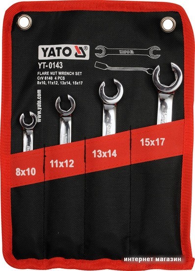 Набор ключей Yato YT-0143 4 предмета