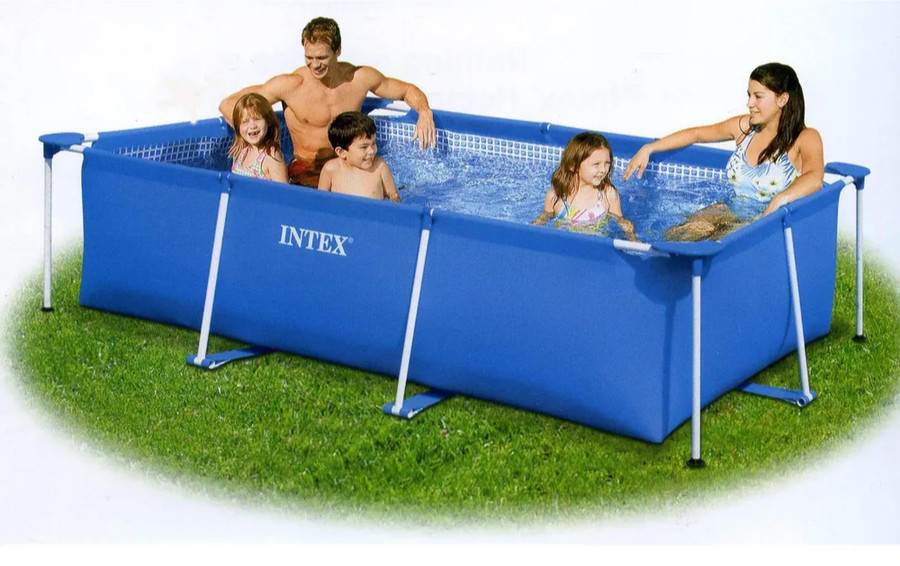 Каркасный бассейн Intex Rectangular Frame 220х150х60 (58983/28270)