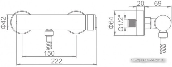 Смеситель Ledeme L2076