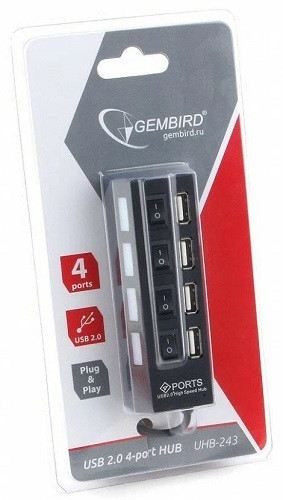 USB-хаб Gembird UHB-243-AD
