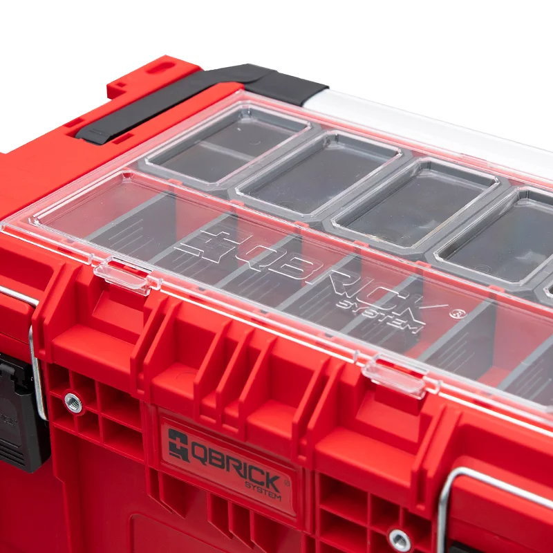 Ящик для инструментов Qbrick System PRIME Toolbox 250 Expert RED Ultra HD Custom, красный