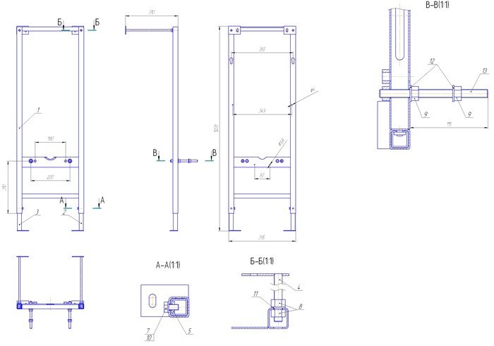 Инсталляция для унитаза Cersanit Vector [S-IN-MZ-VECTOR]