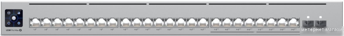 Управляемый коммутатор 3-го уровня Ubiquiti Pro Max 24 PoE