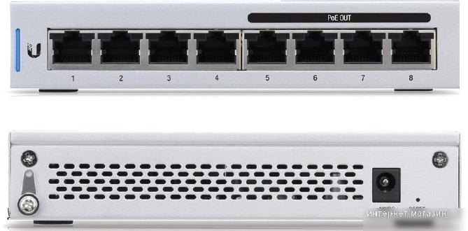 Коммутатор Ubiquiti UniFi Switch 8 [US-8-60W-5]