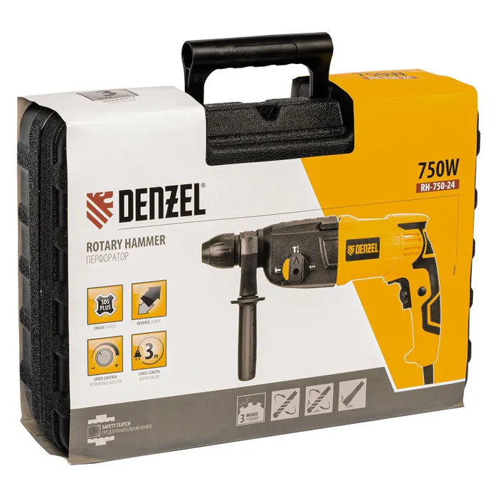 Перфоратор Denzel RH-750-24
