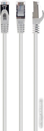 Кабель Cablexpert PP6A-LSZHCU-W-2M RJ45 - RJ45 (2 м, серый)