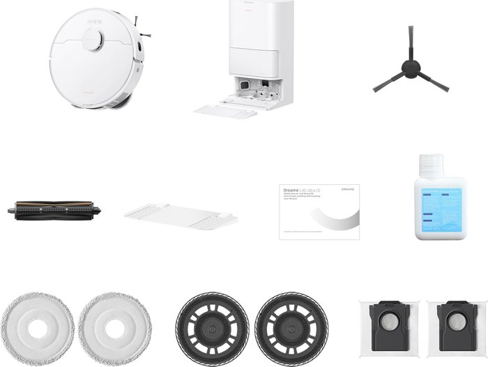 Dreame Robot Vacuum L40 Ultra CE White RLD52SE (евровилка, белый)