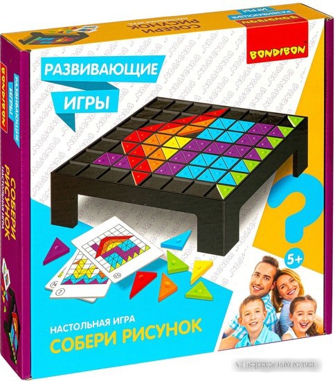 Мозаика/пазл Bondibon Собери рисунок ВВ4476