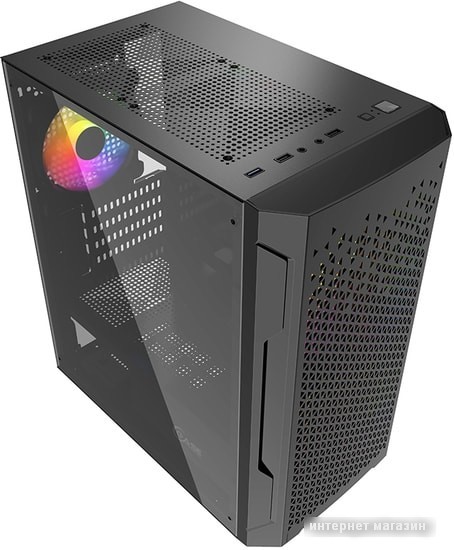 Корпус Powercase Mistral Micro Z3B Mesh LED