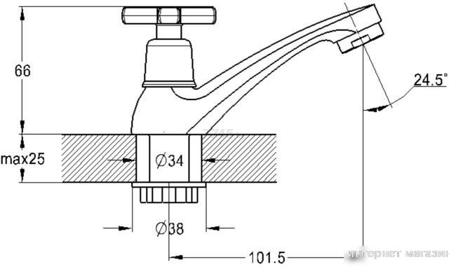 Кран Econoce EC0602