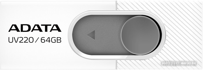 USB Flash A-Data UV220 64GB (белый/серый)