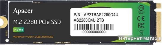 SSD Apacer AS2280Q4U M.2 PCIe Gen4 x4 1TB AP1TBAS2280Q4U-1