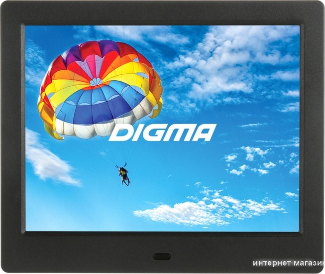 Цифровая фоторамка Digma PF-843 (черный)