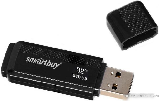 USB Flash Smart Buy Dock USB 3.0 32GB Black (SB32GBDK-K3)