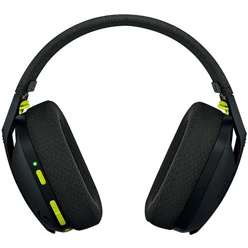 Наушники Logitech G435 Lightspeed (черный/неоновый желтый)