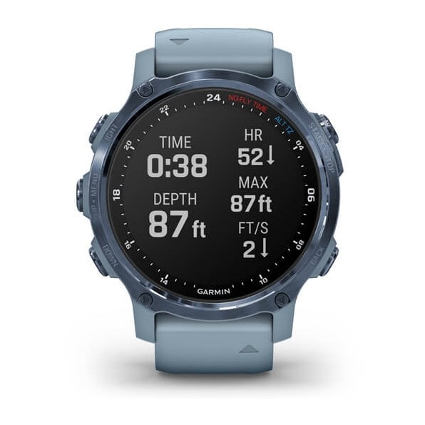 Умные часы Garmin Descent Mk2s (минеральный синий/морская волна)