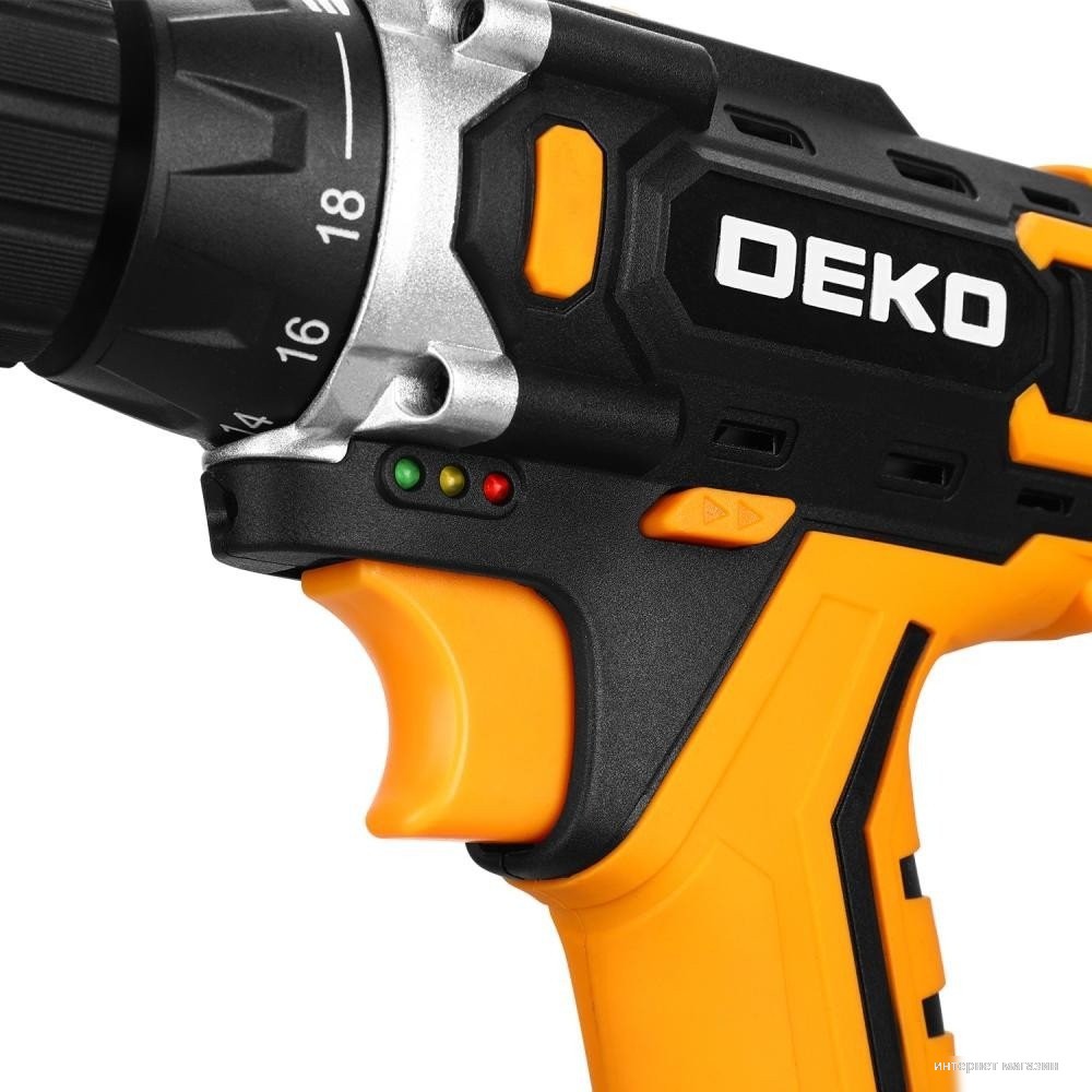 Дрель-шуруповерт Deko Banger 20V ONE + 083-1042 (с 1-им АКБ)