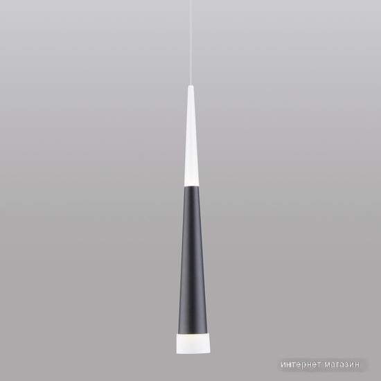 Подвесная люстра Elektrostandard DLR038 7+1W 4200K (черный матовый)
