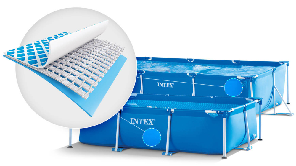 Каркасный бассейн Intex Rectangular Frame 450x220x85 (58982/28273)