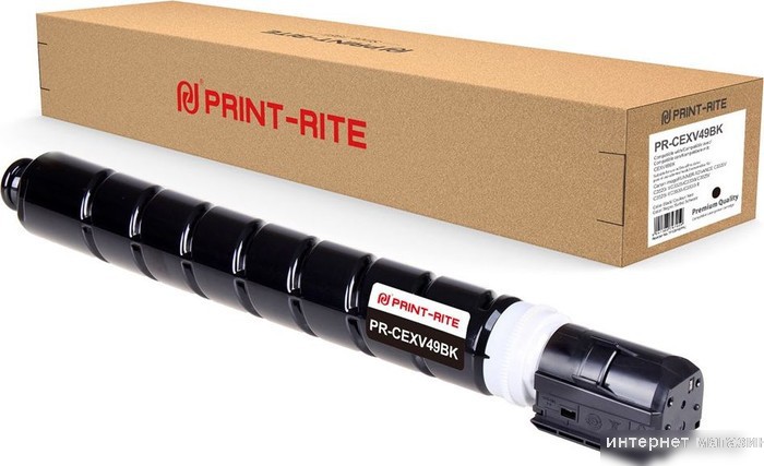 Картридж Print-Rite PR-CEXV49BK (аналог Canon CEXV49BK)