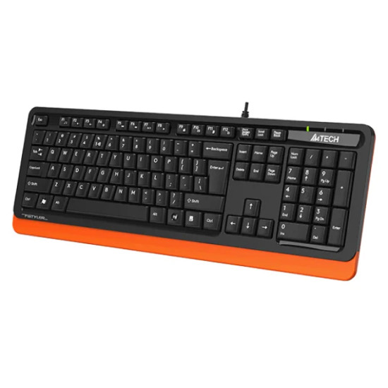 Клавиатура A4Tech Fstyler FKS10 (черный/оранжевый)