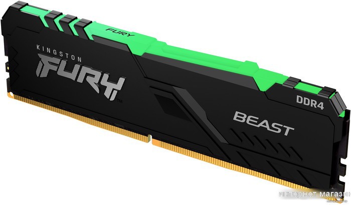 Оперативная память Kingston FURY Beast RGB 2x8ГБ DDR4 3733 МГц KF437C19BB2AK2/16