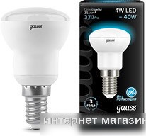 Светодиодная лампа Gauss E14 4Вт 4100K [106001204]