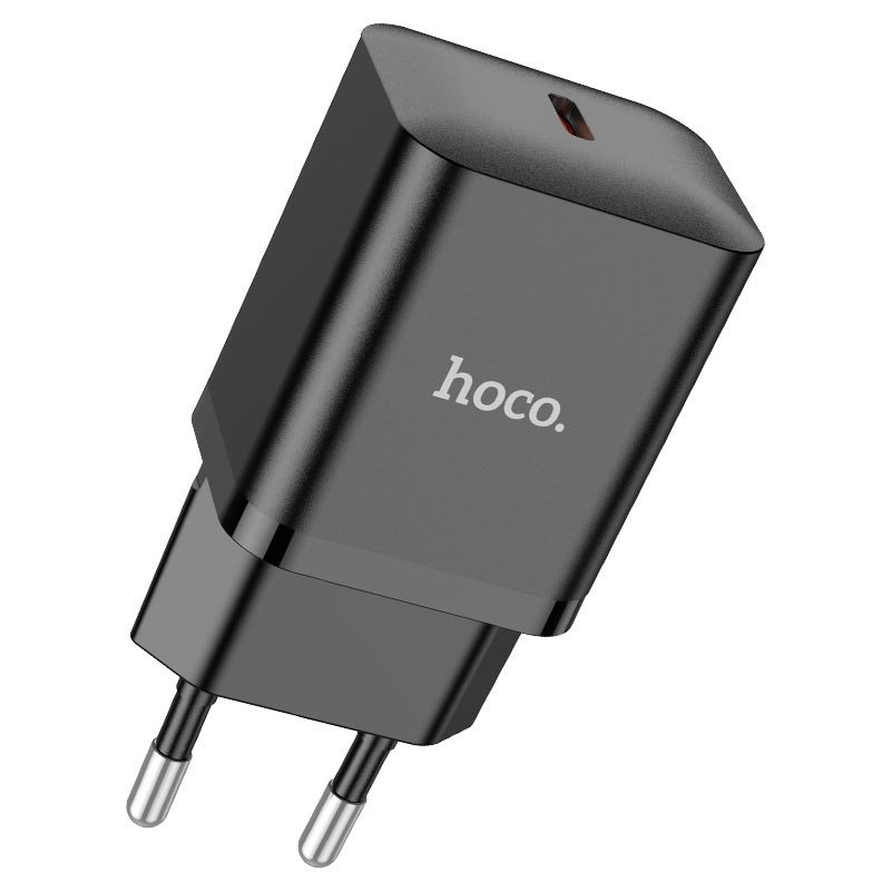 Сетевое зарядное Hoco N27 Type-C (черный)
