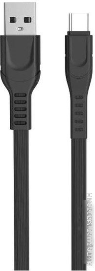 Кабель Atomic Energeek-One 30.348 USB Type-A - USB Type-C (1 м, черный)
