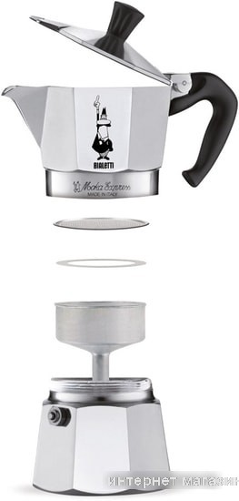 Гейзерная кофеварка Bialetti Moka Express (12 порций)
