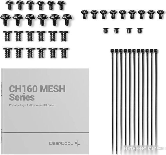 Корпус DeepCool CH160 Mesh R-CH160-BKNMI0-G-1