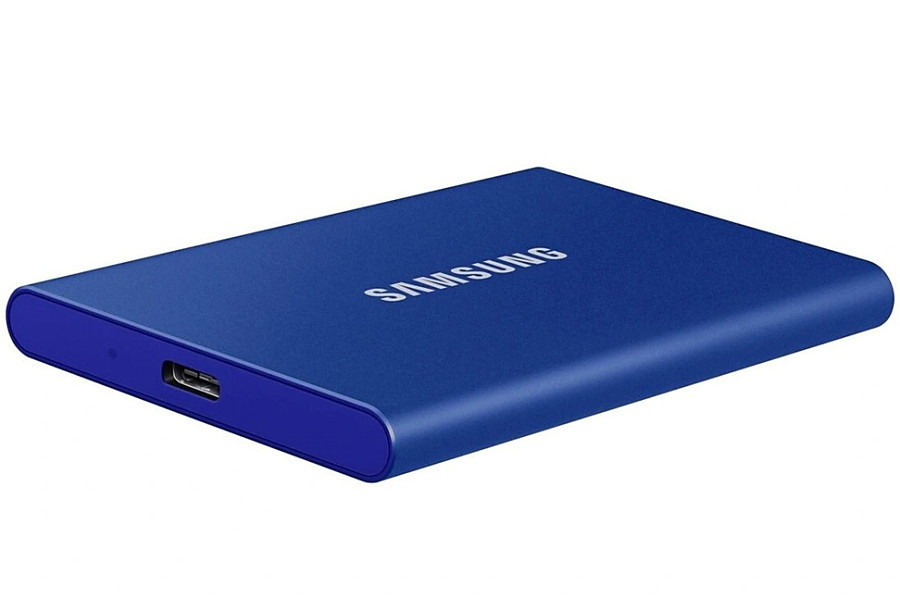 Внешний накопитель Samsung T7 500GB (синий)