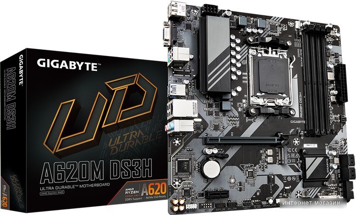 Материнская плата Gigabyte A620M DS3H (rev. 1.0)