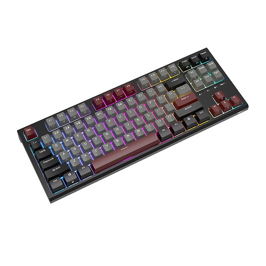 Проводная клавиатура Royal Kludge RK-R87 RGB (черный, RK Red)