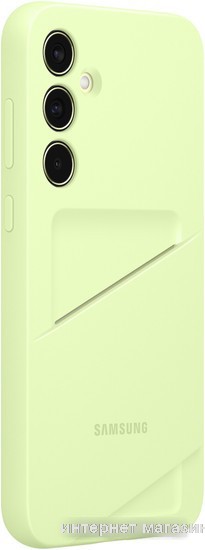 Чехол для телефона Samsung Card Slot Case Galaxy A35 (лаймовый)
